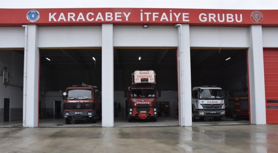 Karacabey'de yeni itfaiye tesisi hizmete geçti