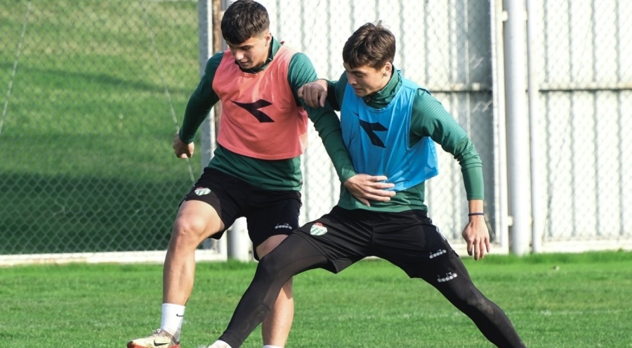 Bursaspor'da, Karacabey maçı hazırlıklarını sürdü