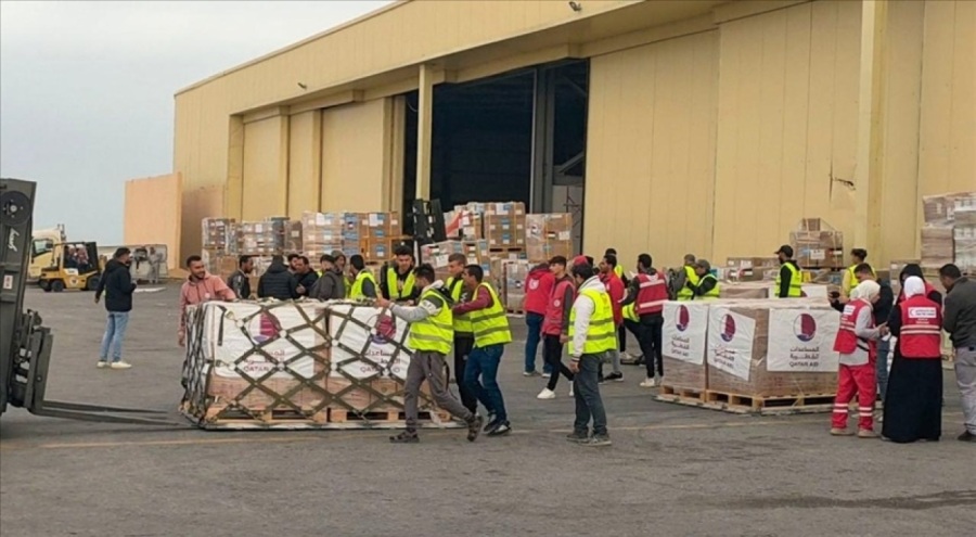 Katar: Gazze'ye ilaç ve yardım girdi