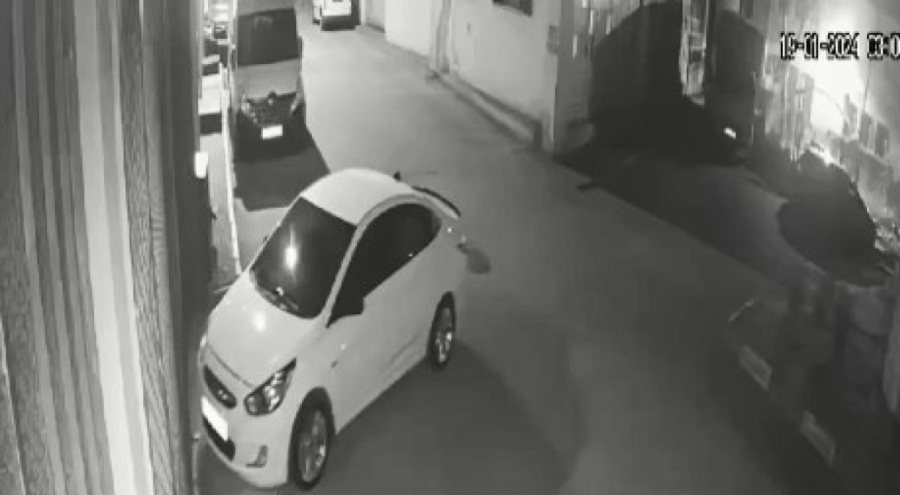 Bursa'da el freni çekilmeyen otomobili lodos sürdü
