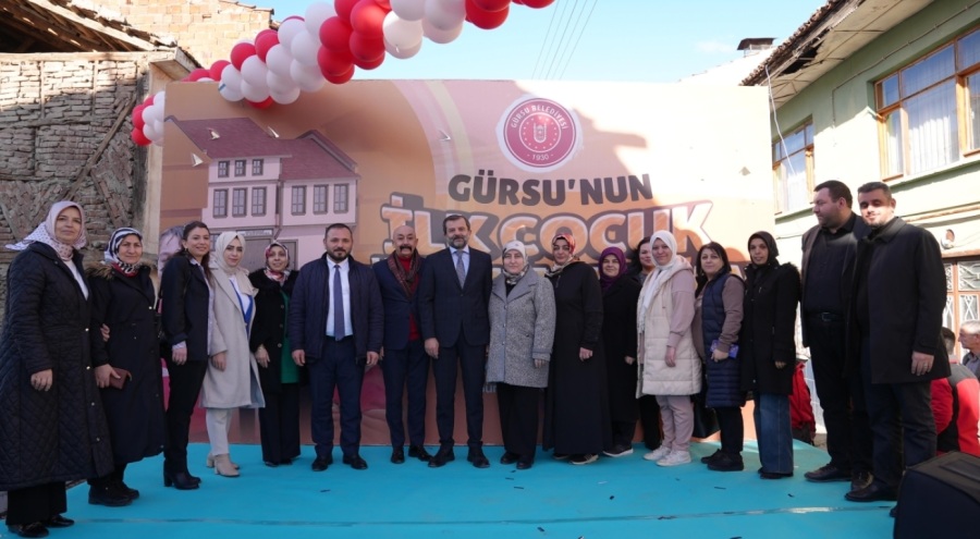 Bursa Gürsu'da çocuk kütüphanesinin temeli atıldı