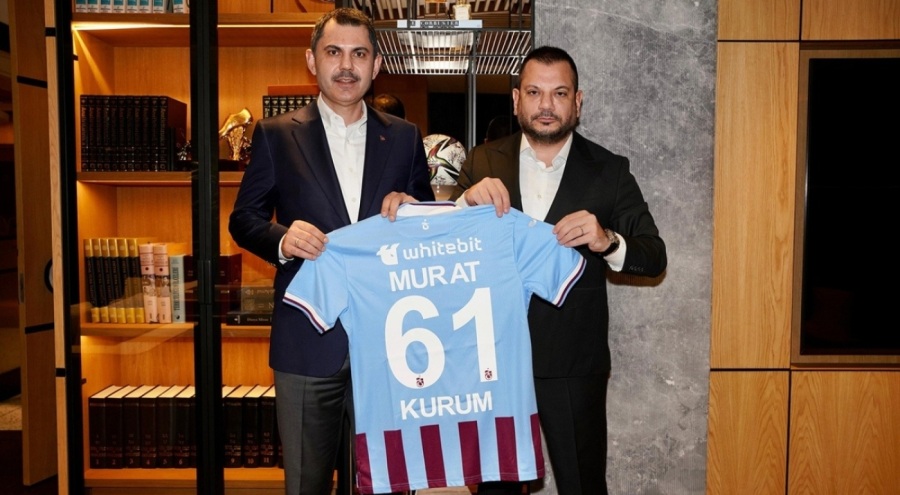 Murat Kurum'dan Trabzonspor Başkanı Doğan'a ziyaret