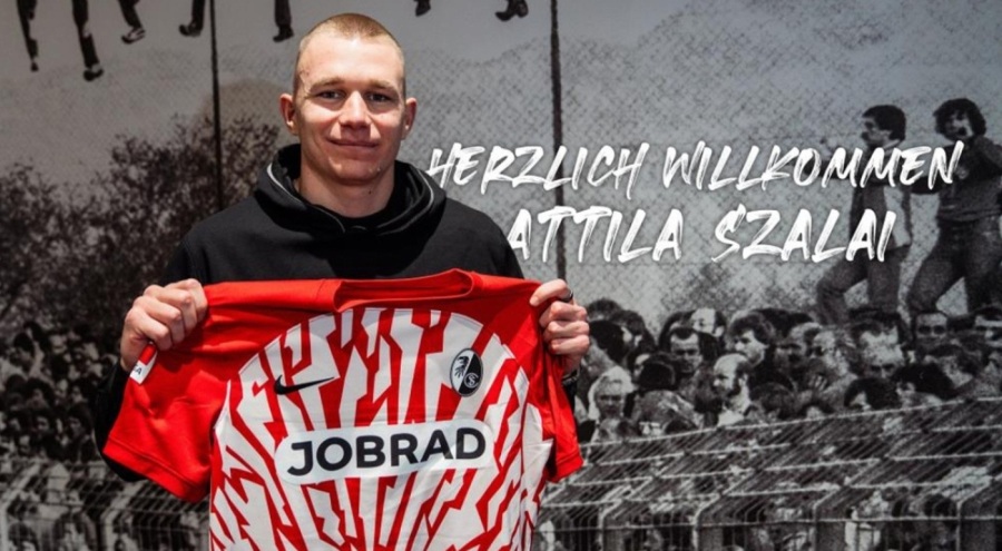 Stoper Attila Szalai resmen Freiburg'da