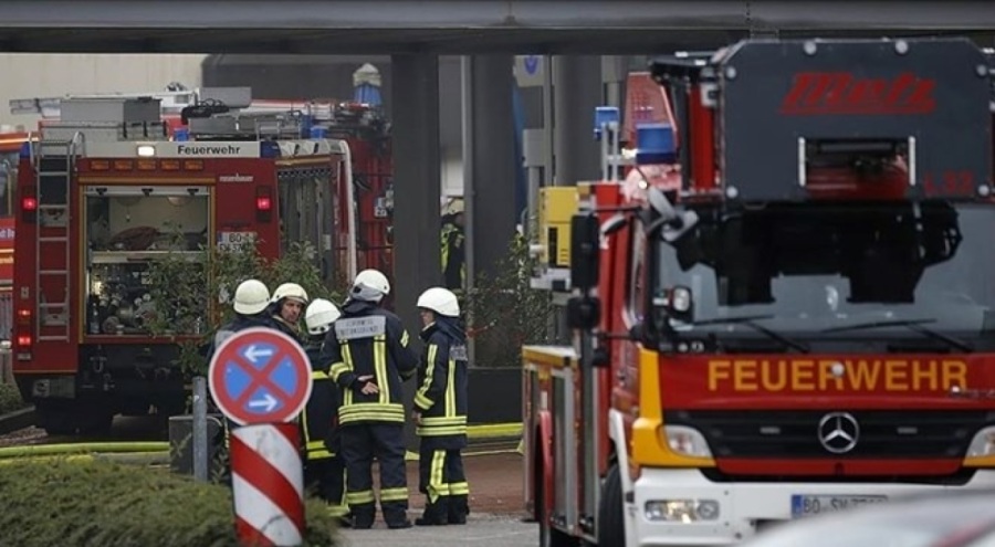 Almanya'da eğlence parkında yangın!