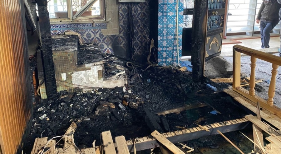 Ordu'da cami yangını!