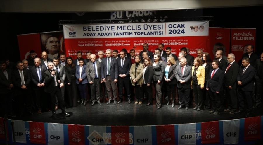 CHP Yıldırım'da adaylarını tanıttı: Yıldırım'a halkçı belediyeciliği getireceğiz