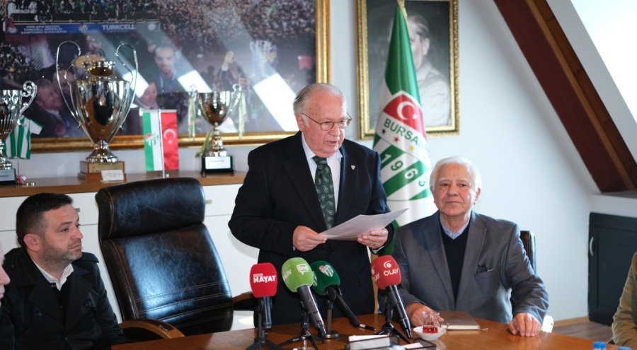 Bursaspor'un yeni başkanı mazbatasını aldı