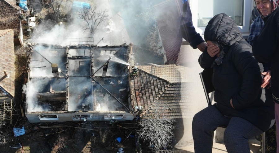 Ocakta unutulan süt, evi kül etti