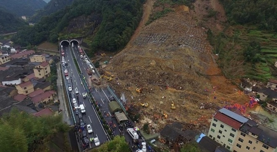 Çin'de heyelan: 9 kişi can verdi