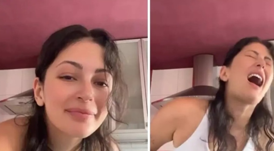 Erkek arkadaşının tahta kaşıkla kalçasına vurduğu anları paylaşan Ecesu Özevin gelen tepkilere yanıt verdi