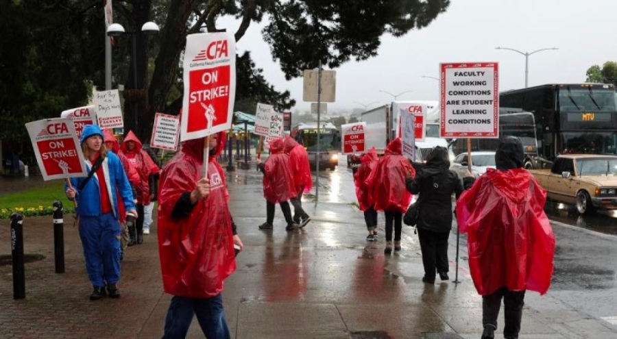 ABD'nin en büyük eyalet üniversitesinde grev!
