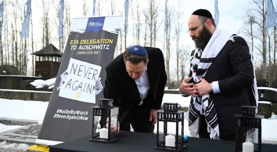 Elon Musk, Auschwitz'i ziyaret etti!