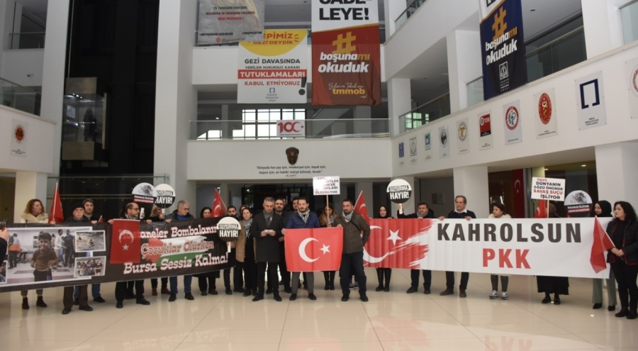 HKMO Bursa Şube Başkanı Başar Bulut: "Katil İsrail, Gazze'de soykırıma son vermelidir!"