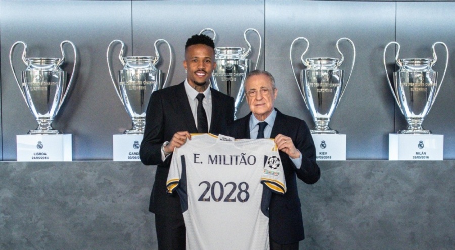 Real Madrid, Eder Militao'nun sözleşmesini uzattı
