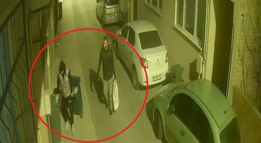 Bursa'da çaldıkları çöp kovasını beğenmeyince bırakıp başka çaldılar