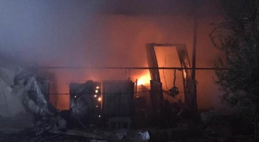 Hatay'da depremzedelerin kaldığı konteynerde yangın