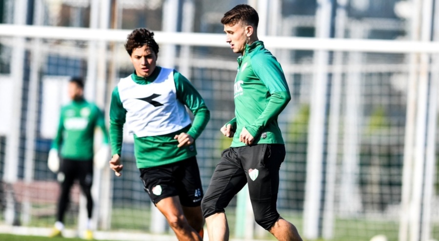 Bursaspor'da moralli antrenman