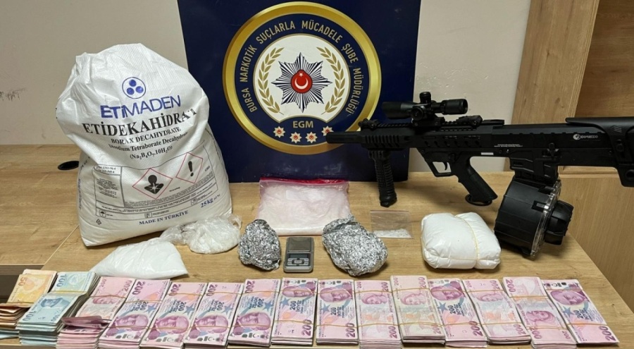 Bursa'da uyuşturucu ticareti şüphelisine gözaltı!
