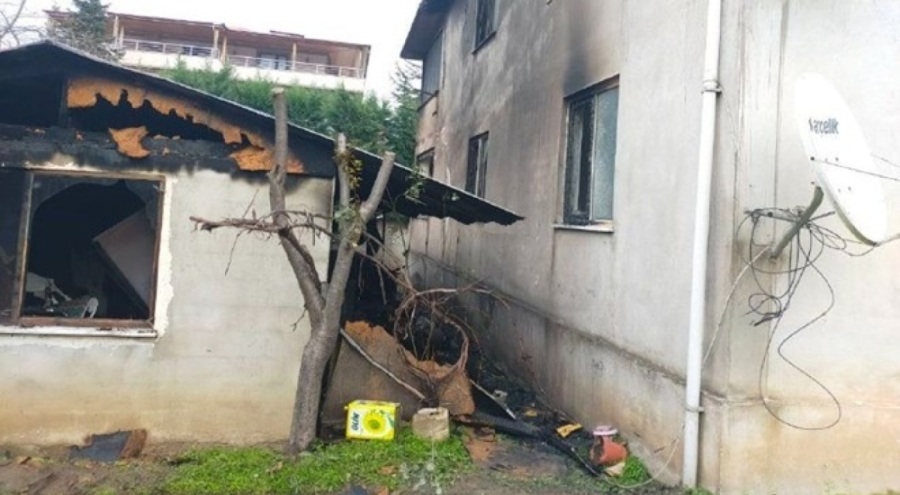 Ev yangını: 1 ölü