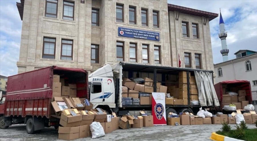 2 depoda sahte oto yedek parçaları ele geçirildi