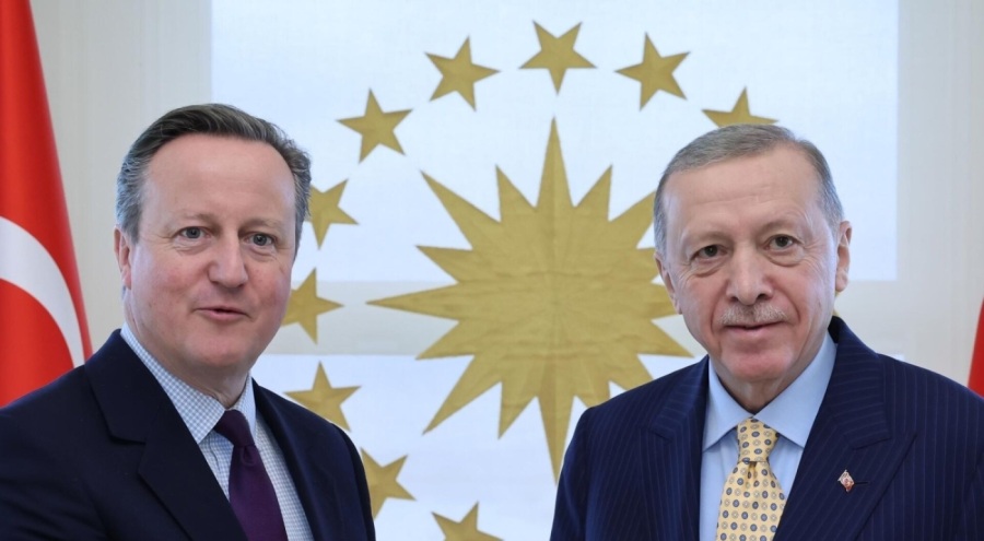 Erdoğan, İngiltere Dışişleri Bakanı Cameron'u kabul etti