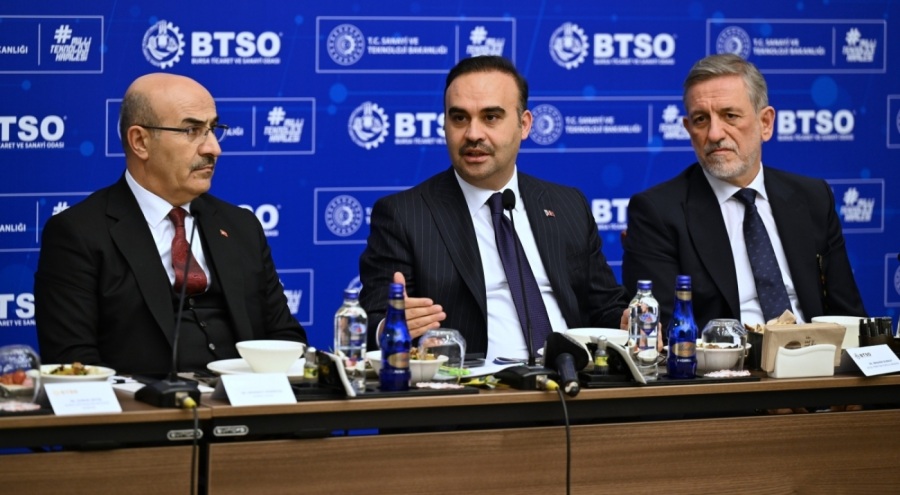 Bakan Kacır Bursa iş dünyası temsilcileriyle buluştu