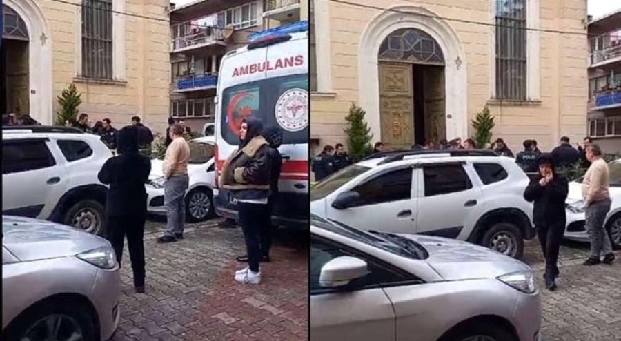 İstanbul'da Santa Maria Kilisesi'nde silahlı saldırı!