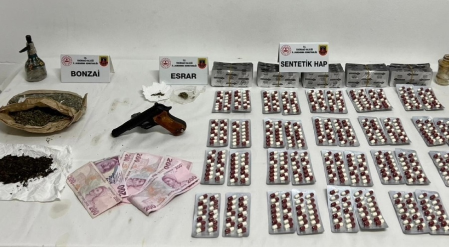Tekirdağ'da silah ve uyuşturucu operasyonu