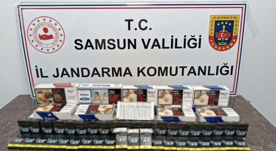 Samsun'da tütün operasyonunda 5 bin 800 makaron ele geçirildi