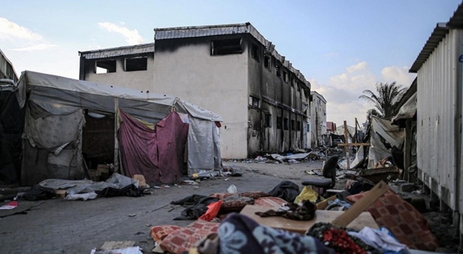 Filistin Kızılayı açıkladı: Han Yunus'taki korkunç baskın sonrası sığınmacı çadırları ateşe verildi