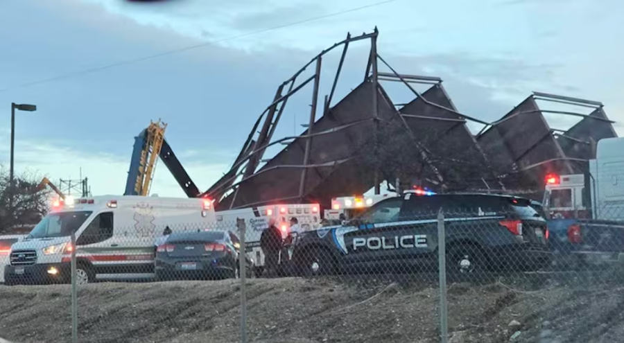 ABD'de havalimanı arazisinde inşaat halindeki hangar çöktü! Çok sayıda ölü ve yaralı