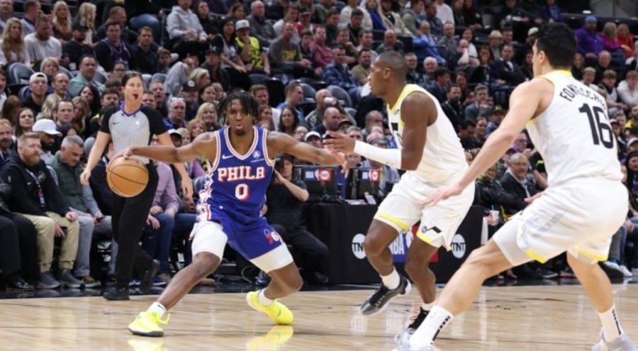 NBA'de 76ers, Tyrese Maxey'in 51 sayı attığı maçta Jazz yenildi