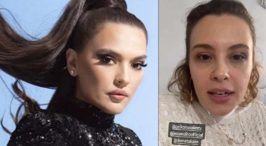 TikTok fenomeninden Demet Akalın'a sert sözler