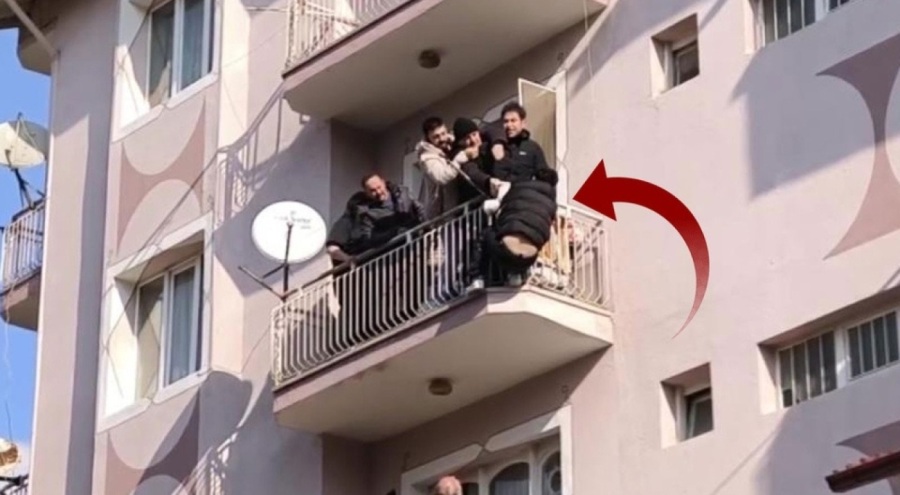 45 yıl hapisle aranan genç balkonda bulundu!