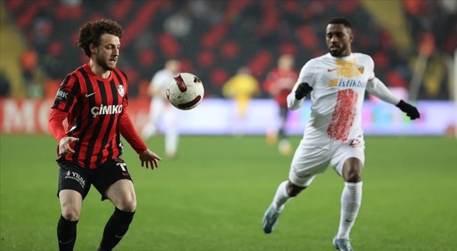 Gaziantep FK ve Kayserispor berabere kaldı