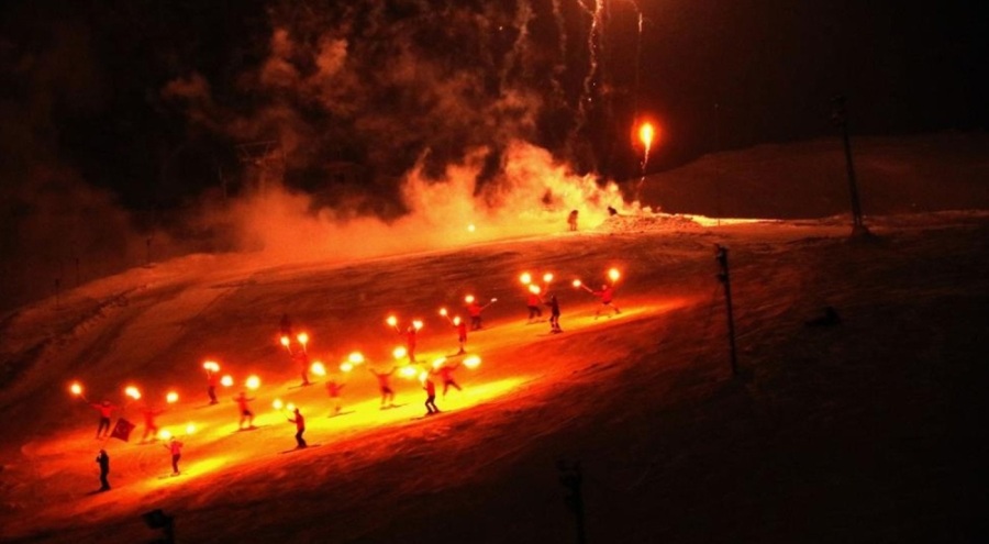 Bitlis'te kar festivali'ne yoğun ilgi