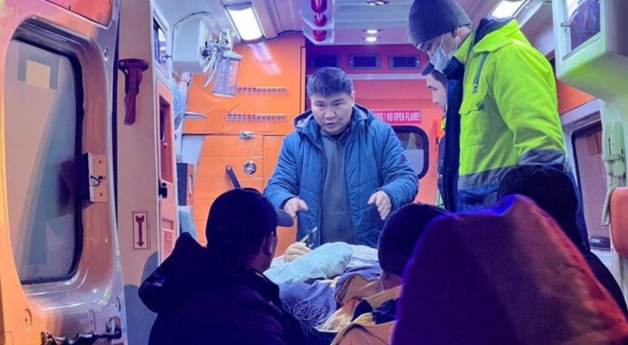 Kırgızistan'dan Türkiye'ye yaralılar gönderildi