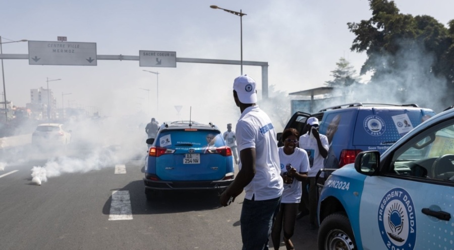 Senegal'de sokaklarda protestolar düzenlendi