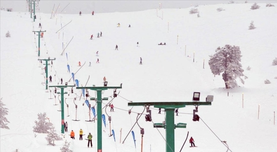 Kartalkaya'da en fazla kar kalınlığı kaydedildi