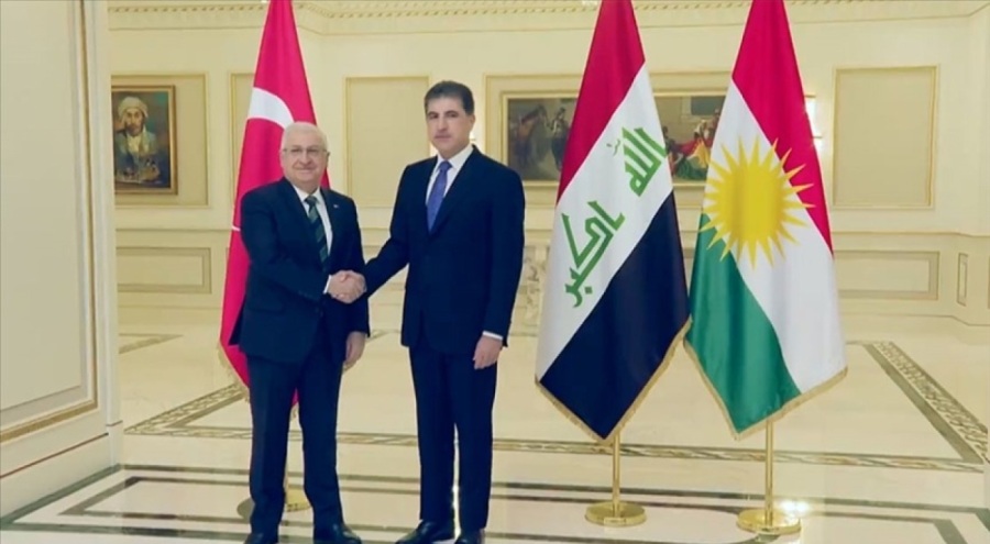 Bakan  Güler, Neçirvan Barzani ile görüştü