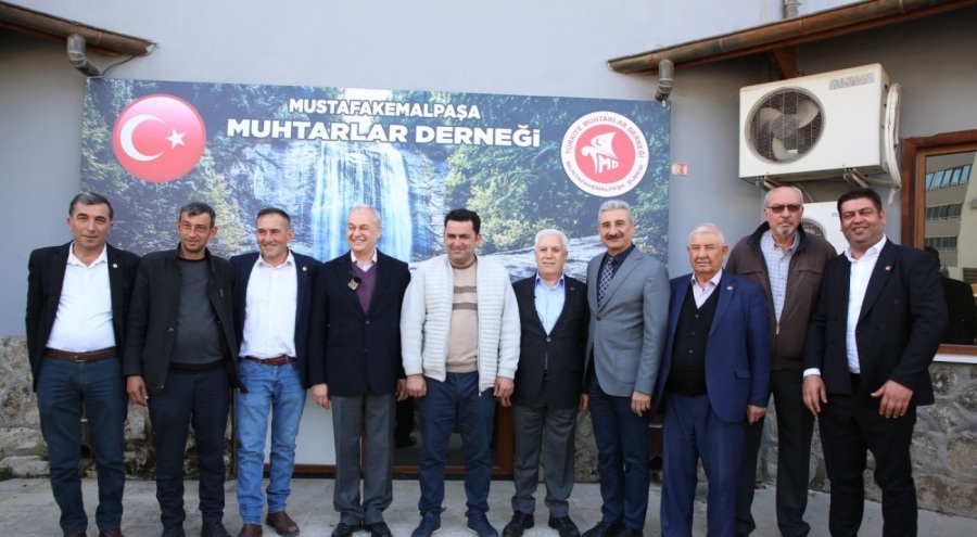 Bursa Büyükşehir Belediye başkan adayı Mustafa Bozbey muhtar derneklerini ziyaret etti