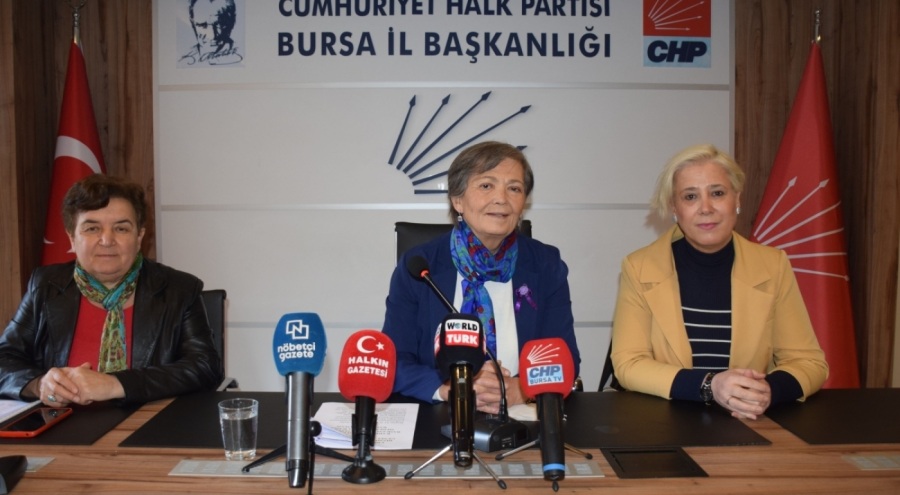 CHP Bursa İl Kadın Kolları'ndan Medeni Kanun açıklaması
