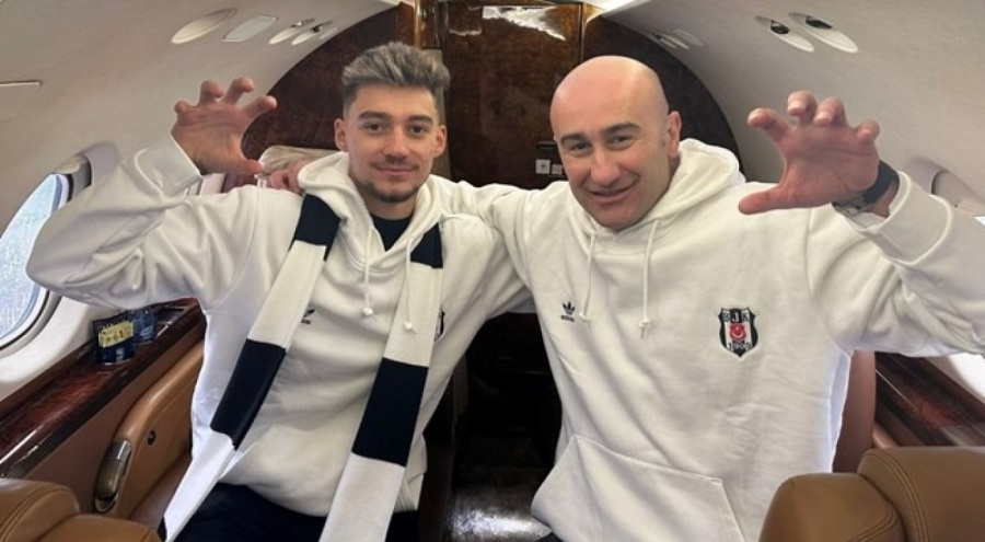 Beşiktaş'ın yeni transferi Ernest Muci İstanbul'da