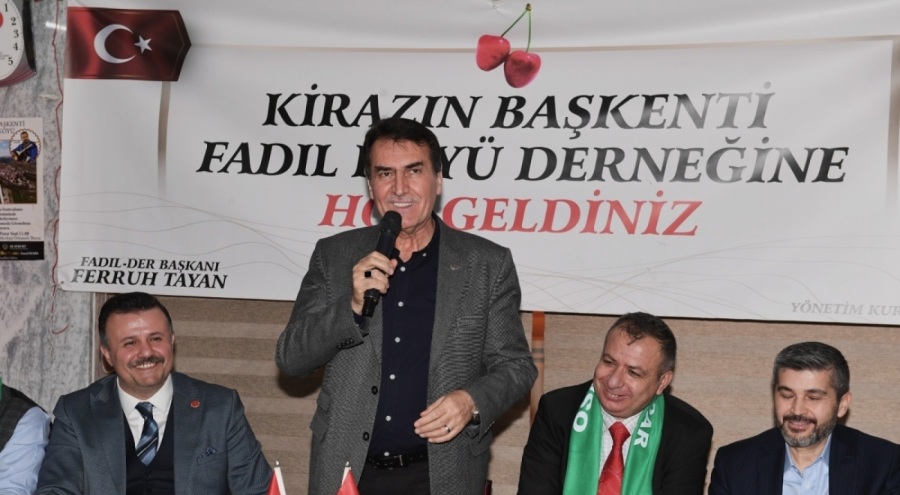 Bursa Osmangazi Belediye Başkanı Mustafa Dündar, Orhaneli Fadılköylüler ile bir araya geldi