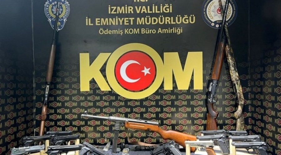 Ruhsatsız silah operasyonu: 5 gözaltı