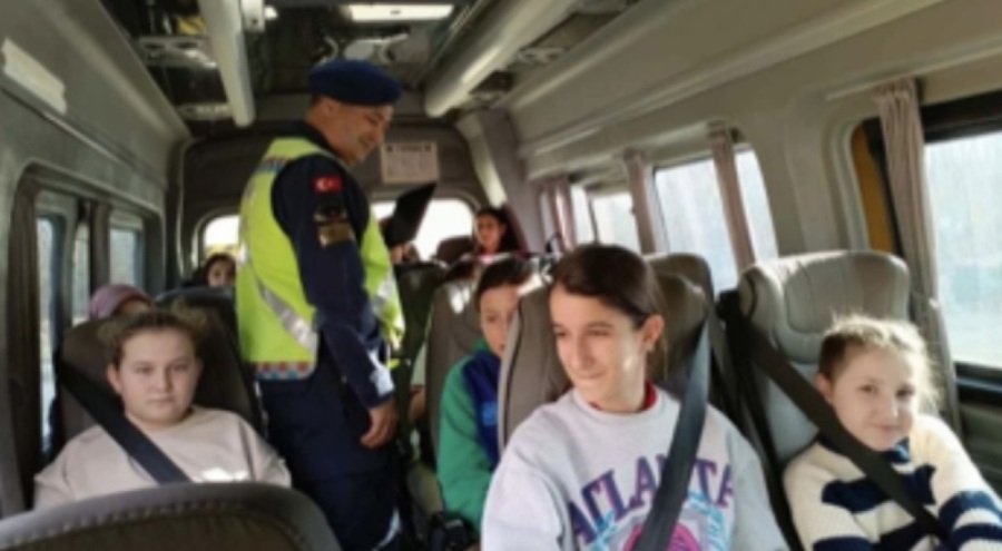 Kırklareli'nde okul servislerine denetim