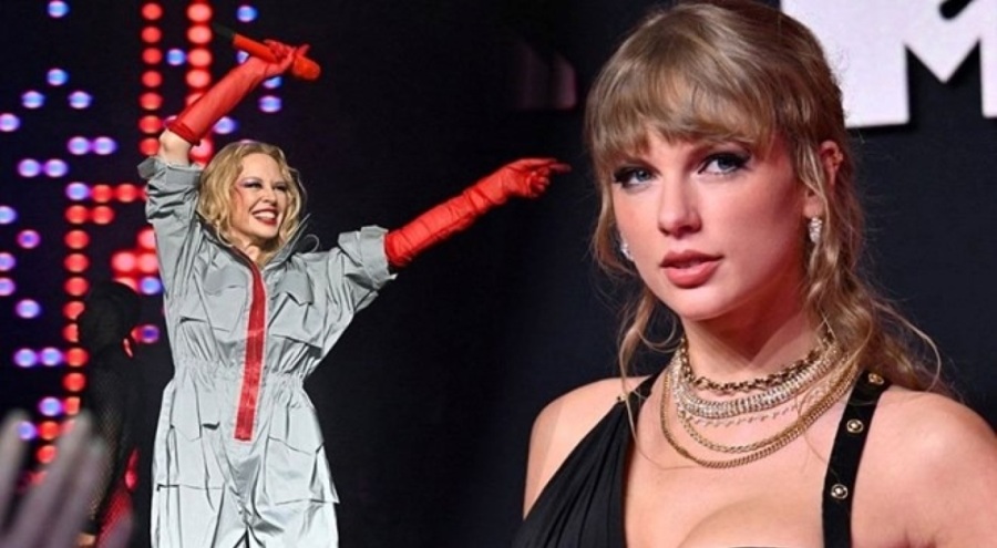 Taylor Swift tahtını Kylie Minogue'a devretti