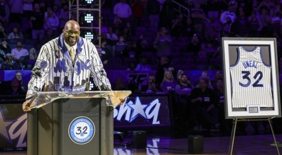 NBA tarihinde bir ilk! Shaquille O'Neal forması emekliye ayrıldı