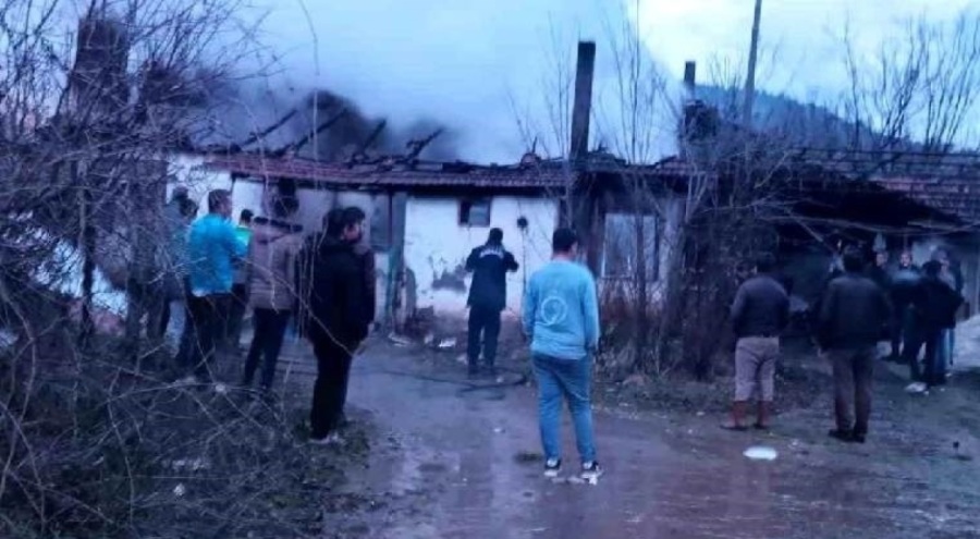 Yaşlı kadın yangında feci şekilde can verdi!