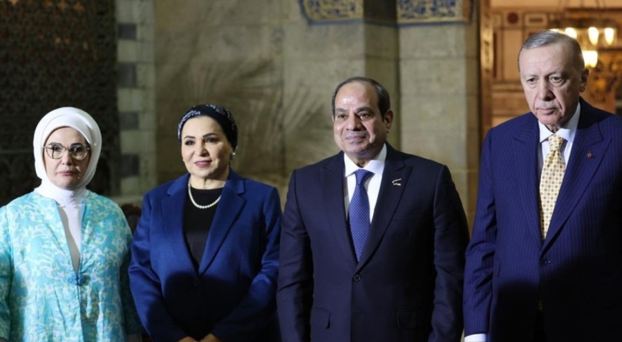 Erdoğan, Kahire'de İmam Şafi Türbesi'ne ziyaret gerçekleştirdi